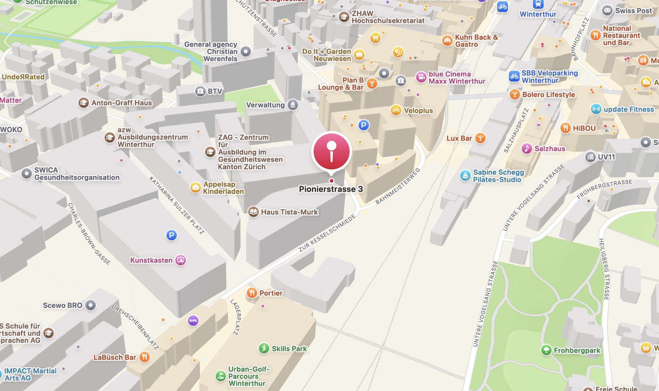 Veranstaltungsort: AXA Winterthur, Pionierstrasse 3, 8400 Winterthur